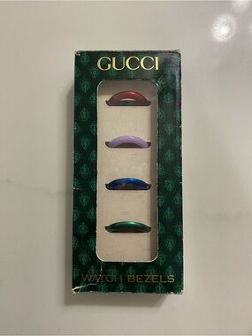 Gucci vintage interchangeable watch bezels